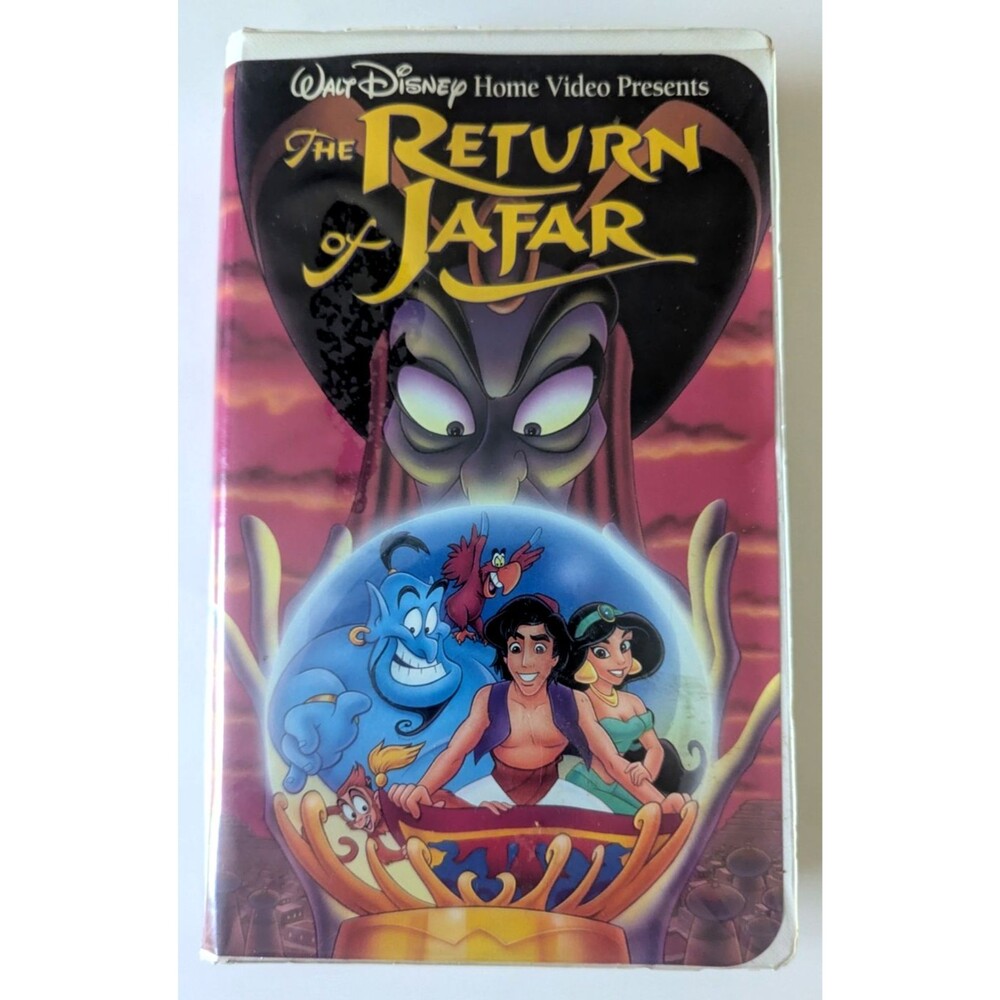 Walt Disney The Return of Jafar VHS 1994 Aladdin Jasmine Genie